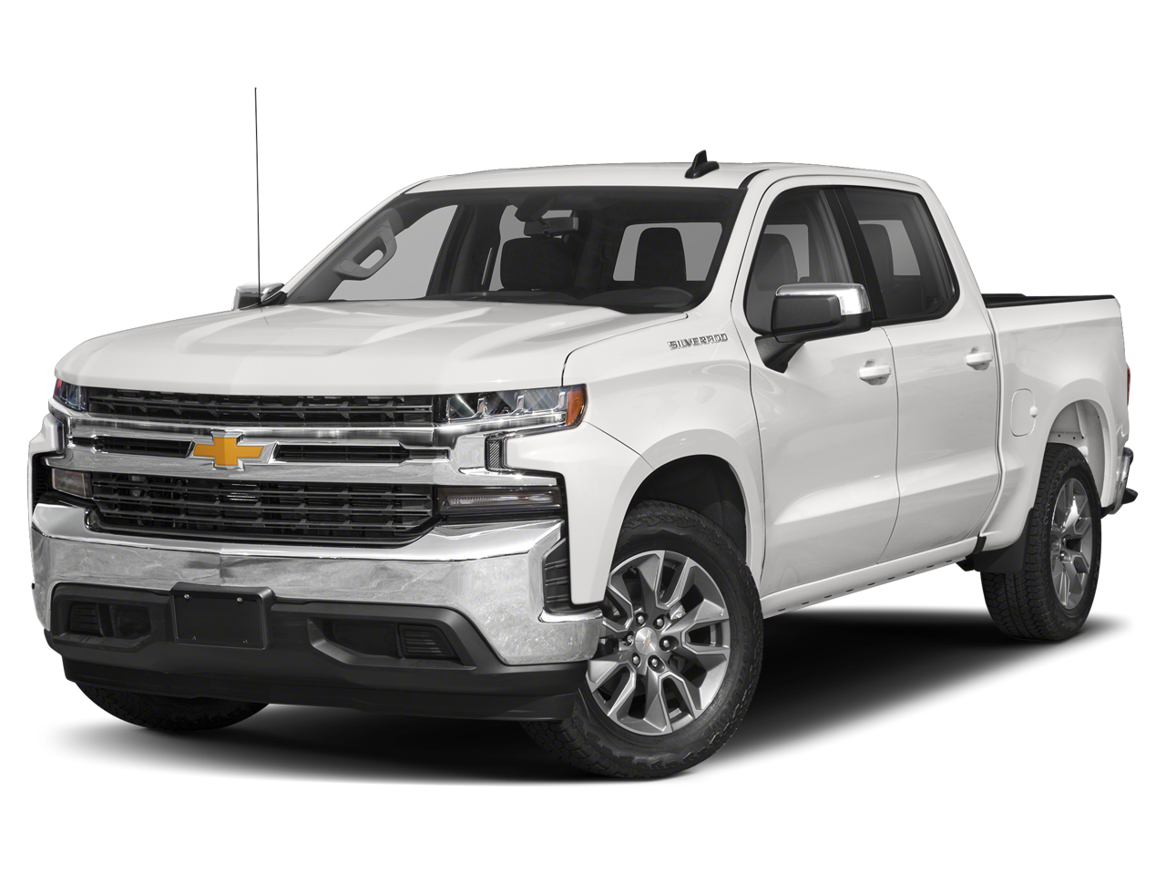 2022 Chevrolet Silverado 1500 LTD LTZ in Summit White — front three-quarter view