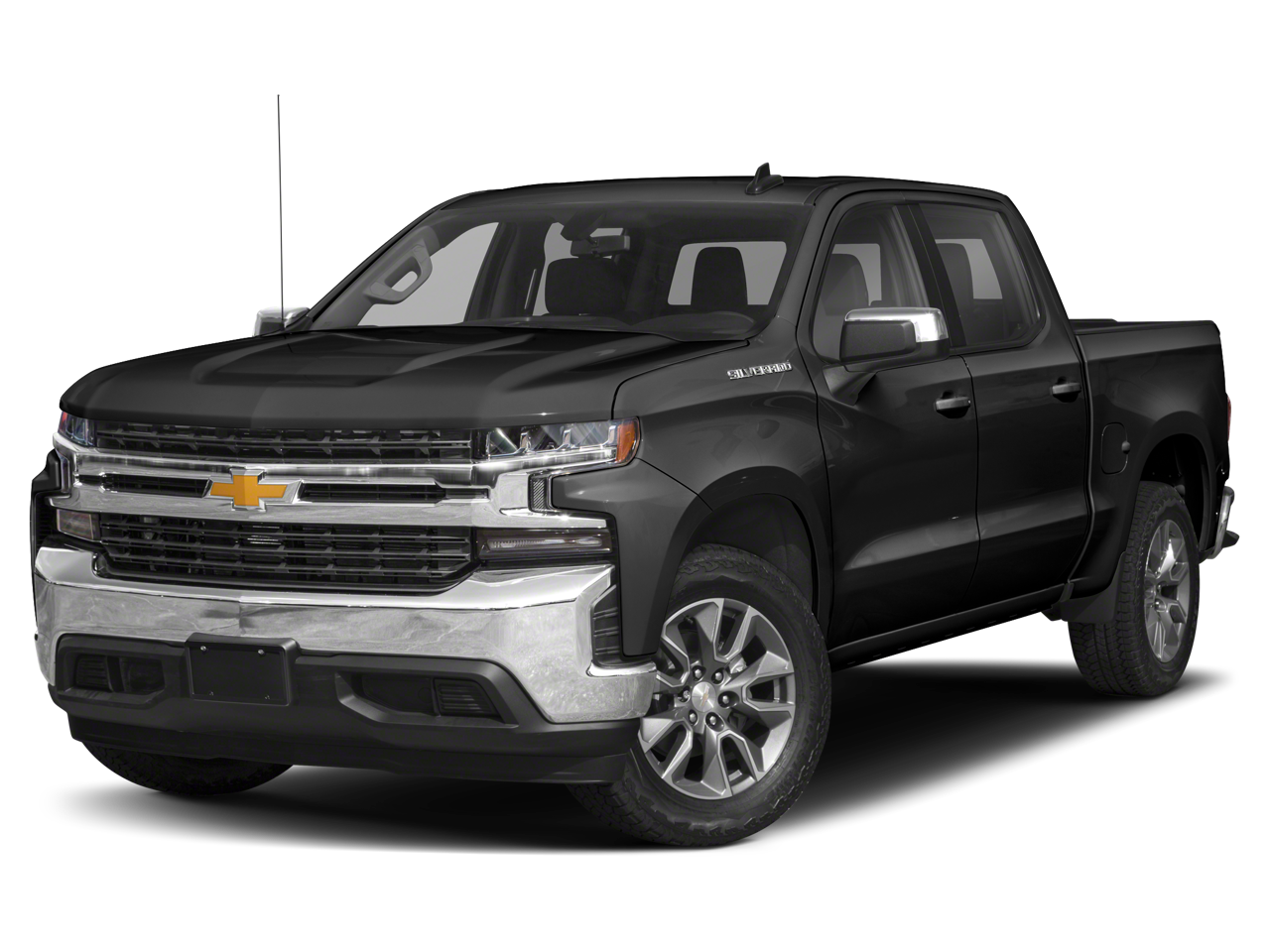 2020 Chevrolet Silverado 1500 LT in Shadow Gray Metallic — front three-quarter view