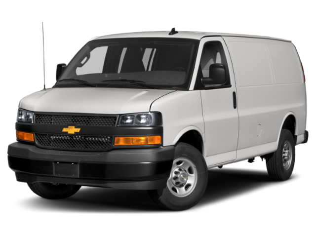 2018 Chevrolet Express Cargo 2500 Base in Summit White — front three-quarter view