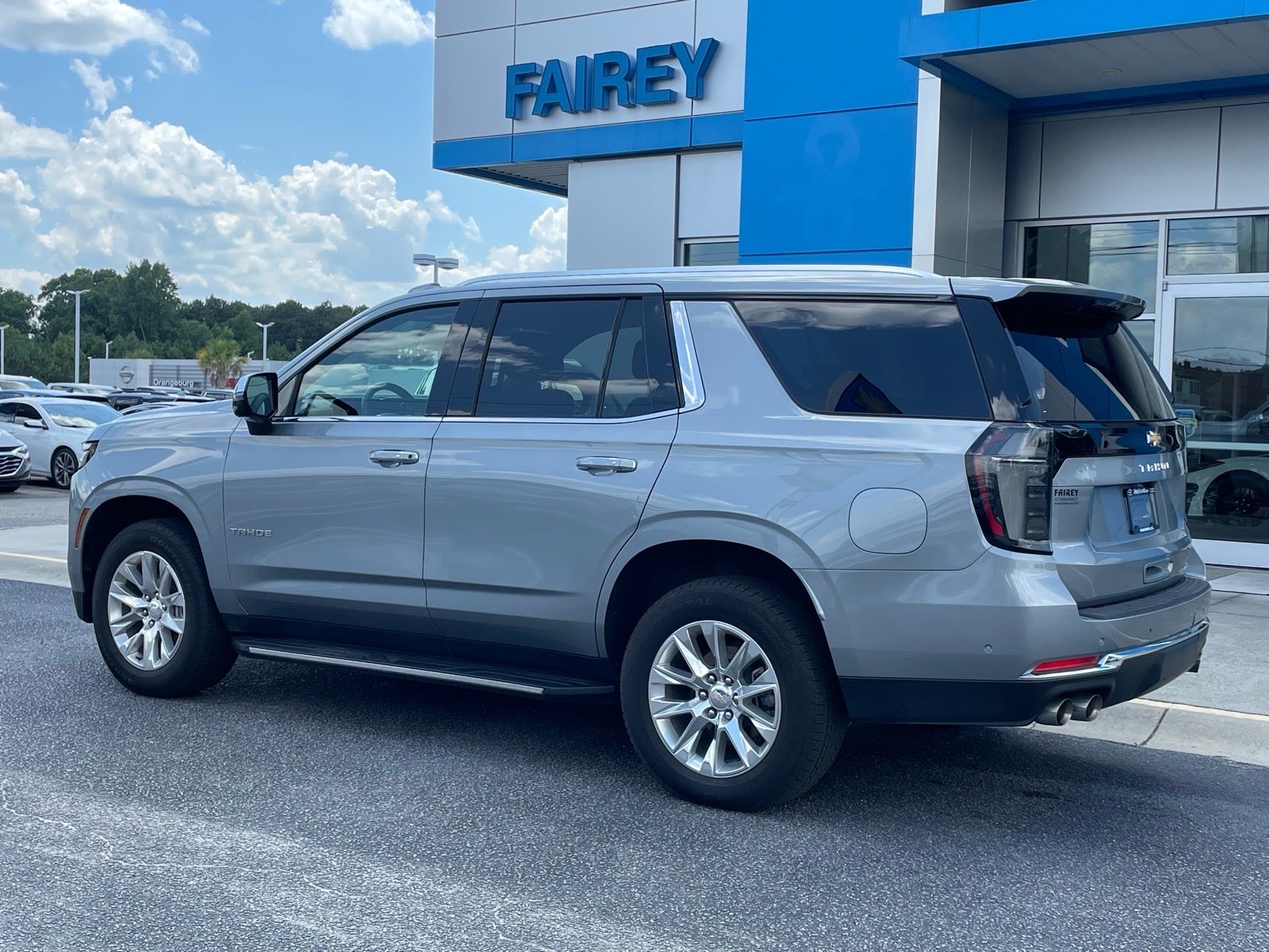 2025 Chevrolet Tahoe — rear three-quarter view