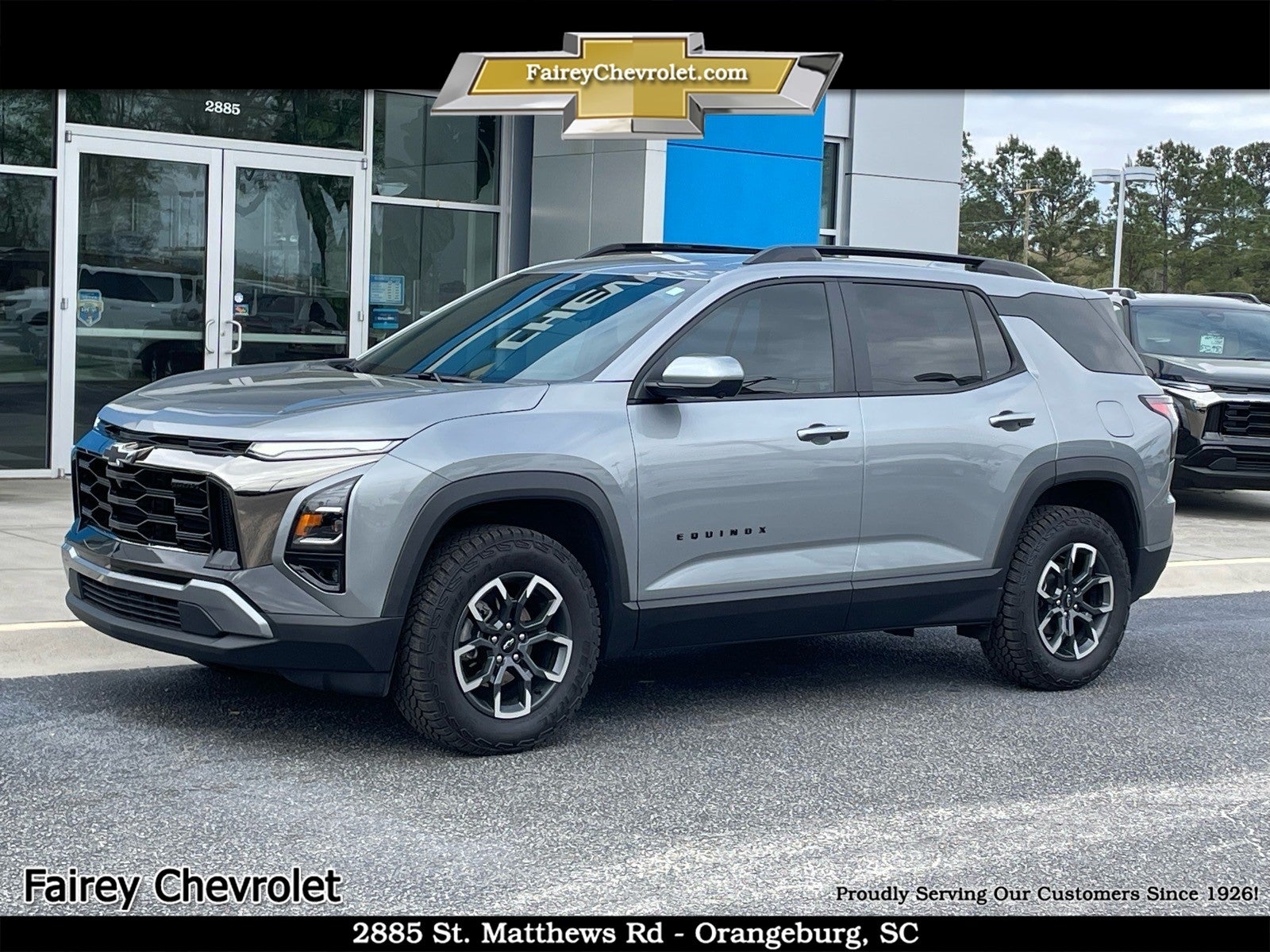 2025 Chevrolet Equinox ACTIV in Sterling Gray Metallic — front three-quarter view