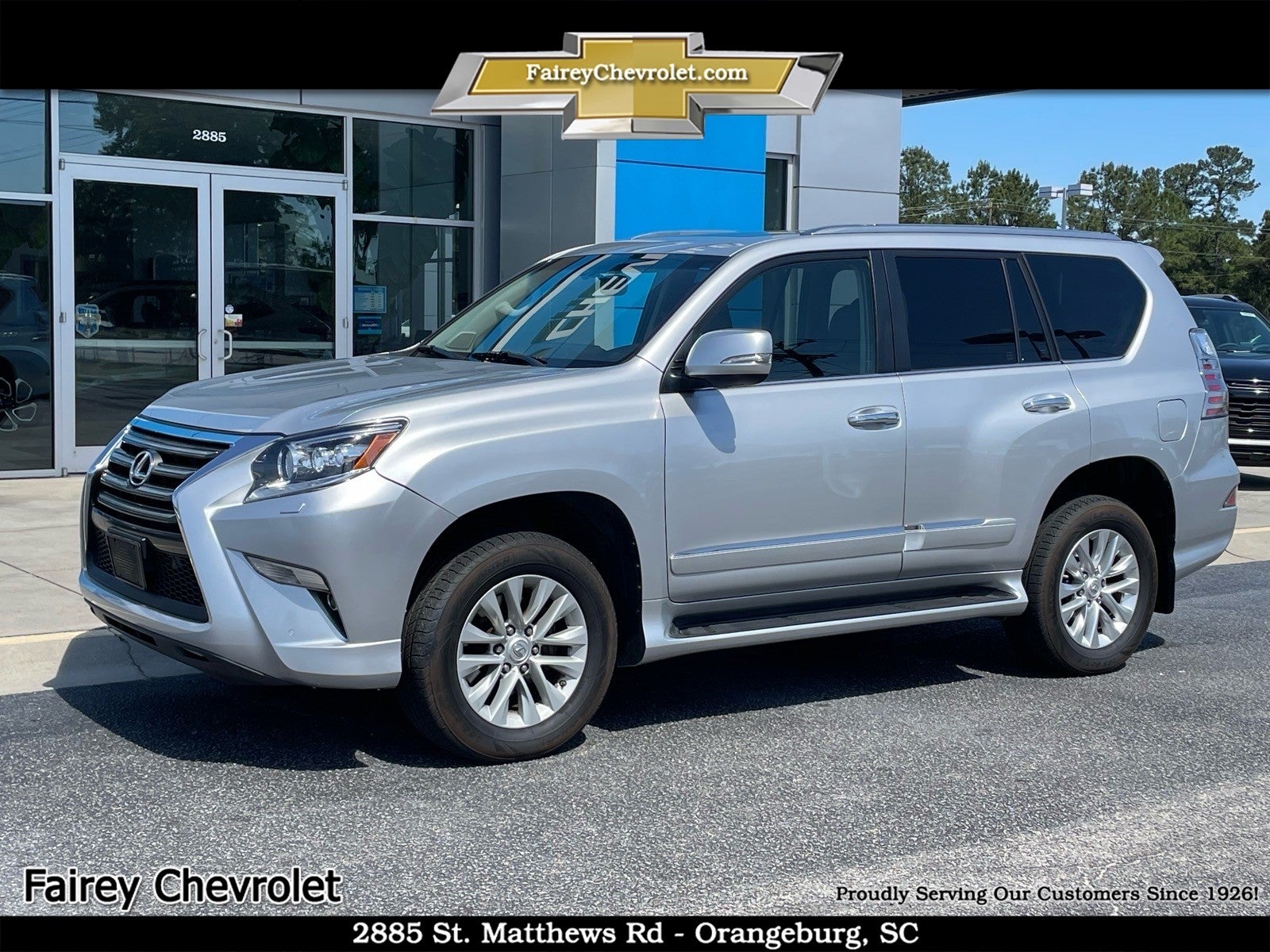 2018 Lexus GX GX 460 in Silver — front three-quarter view